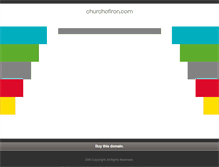Tablet Screenshot of churchofiron.com